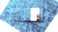 Load image into Gallery viewer, blue swirls beeswax wraps