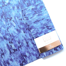 Load image into Gallery viewer, blue watercolor beeswax wrap by bee kitchen beeswax wraps. made in california.
