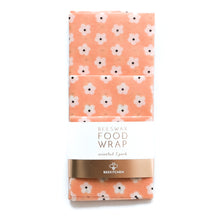 Load image into Gallery viewer, 3 Pack - Beeswax Food Wraps Pink Flowers