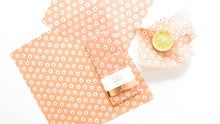 Load image into Gallery viewer, pink floral beeswax wraps