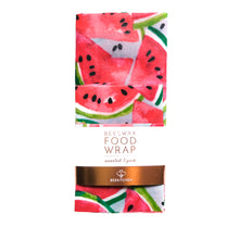 Load image into Gallery viewer, 3 Pack - Beeswax Food Wraps Watermelon
