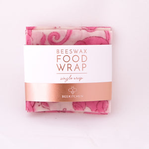 Small Beeswax Wrap - Pink Monkeys