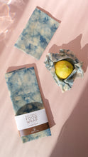Load image into Gallery viewer, 3 Pack - Beeswax Food Wraps Baby Blue Cloud
