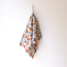 Load image into Gallery viewer, Reusable Produce Bags Orange and Teal Floral
